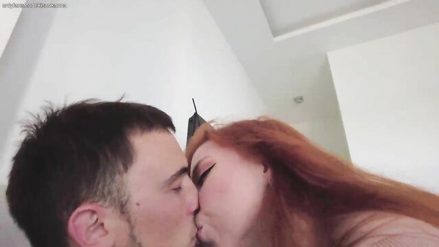 Redheaded girl gets her mouth filled with cum while being fucked by Daddy in HD video