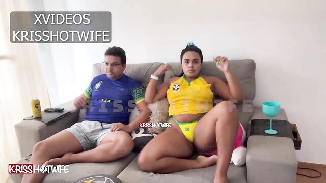 Watching the game of Brazil in the World Cup, I bet that I would give my ass if Brazil won. See what the result was.