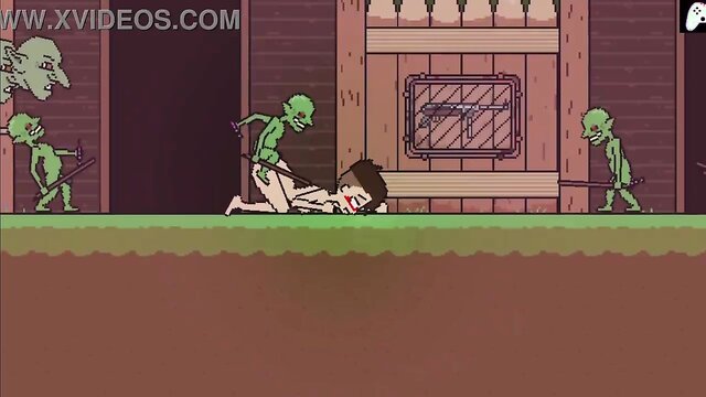 Naked female survivor fights goblins in Captivity Stage 3, Hentai Game Gameplay P3. Hardcore sex with cum swallowing, xxvideos