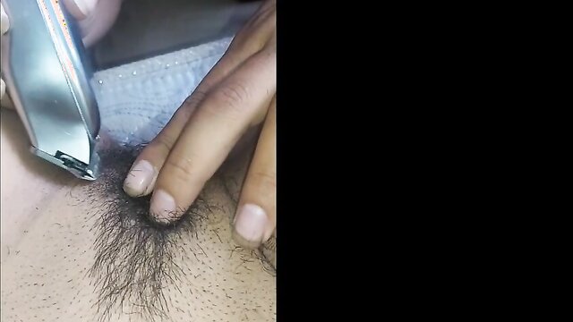Neighbor helps shave beauty - Latina amateur Mexican girl - Danfer001
